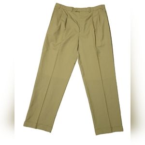 Lauren Ralph Lauren Pants Mens W38XL32 Total Comfort 100% Wool Light Brown